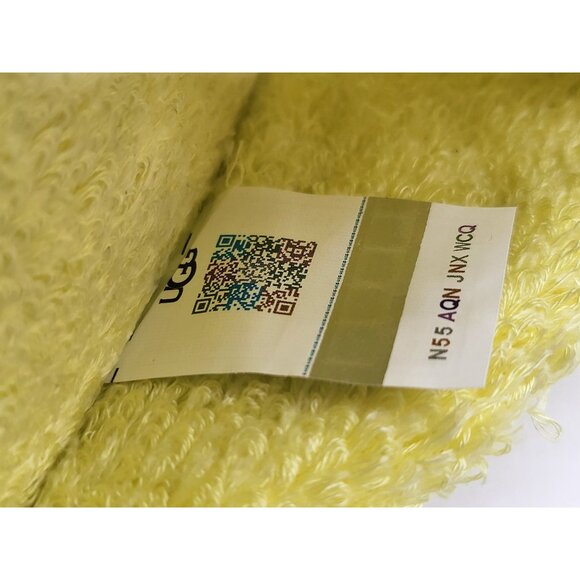 UGG Sugarcloud Slide Sandals Yellow Terry 3" Platform Women Slippers Shoes Size - Picture 8 of 10